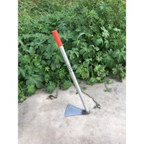 Household small hoes in addition to all-steel thickened wasteland digging planting vegetables outdoor small garden art portable digging bamboo shoots agricultural tools