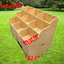 Supermarket shelves rice grain barrels solid wood grains cabinet dried fruit candy bulk Bulk called rice bucket rice bucket grain display cabinet