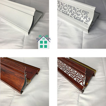 Ceiling secondary ceiling aluminum beam light transmission beam semi-hanging aluminum beam profile edge strip Corner Line integrated ceiling aluminum gusset plate