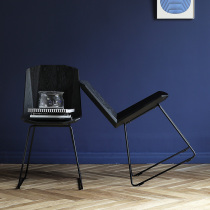 Imported Nordic expression NORHOR Belgium Ethnicraft ARCH wrought iron solid wood dining chair 2 K
