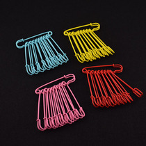 Color big pin thick buckle pin fixed clothes large oversized safety pin hard thick sweater buckle