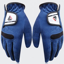  Aaron golf gloves Mens gloves Imported superfiber soft cloth golf gloves
