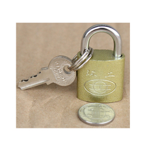 Ring work Small lock quality brass padlock small padlock small brass lock lock head padlock case lock long head padlock