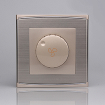 Hong Kong LG champagne panel one electric fan speed control socket brushed series steel frame structure