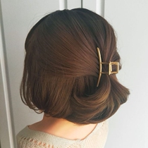 Grab clip small grip clip small temperament clip headgear back of the head hairclip Metal Shark clip tail clip