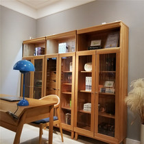 Federal Home Arc Geh1903y solid wood bookcase combination double door bookcase home Kunming Jinyuan store