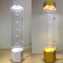 Boutique jewelry jewelry watch display stand acrylic display cabinet cosmetics oral hand transparent rotating display cabinet