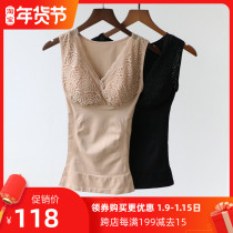 No-wearing bra waist tight body breathable corset vest thin sculpting body waist and waist womens slimming clothes