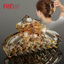 Grab clip bath hair clip back of the head hair headdress summer net red hair grab clip disc hair card 2021 new style