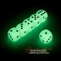 Night bar KTV luminous dice with fluorescent luminous sieve dice 1 4 cm chromatons absorb light and shine