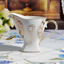 European style palace style gold ceramic milk cans coffee partner catering supplies hotel Western restaurant Milk Cup Milk Cup