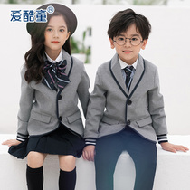 Kindergarten garden clothes autumn and winter school uniforms school uniforms spring and autumn suits children suits suit performance dresses