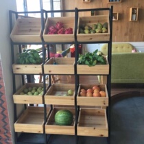 Fruit juice milk tea shop Fruit rack partition shelf Entrance bar cafe display shelf Creative iron frame custom