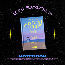 Roilli] Girl pink blue hard cover hand book multi-illustration memo note plan lock line hardcover