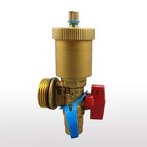 Automatic exhaust valve for brass 1 inch floor heating water dispenser terminal combination valve