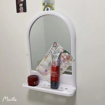 Mirror Household small wall hanging mirror BathroomMirror rental mirror with frame cosmetic mirror old