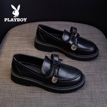 Playboy shoes female 2021 autumn new student bow fashion women shoes round head Mary Jane casual shoes