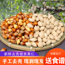 2020 fresh big white fruit kernels ginkgo kernels New goods farm produce handmade shelled Mid-Autumn Festival gifts