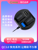 llano Sony camera np-fw50 battery QC3 0 fast USB charger a6000 a 7 m2 A7r2 s2 a6300 A5100