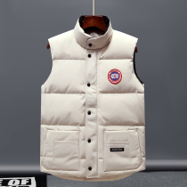 Down Vest Women spring and autumn 2021 new winter down jacket vest waistcoat waistcoat couple tooling big goose horse jacket