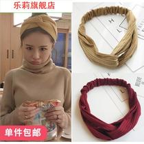 Hair band women wear short hair mask makeup wash face band net red head towel sweet mori women