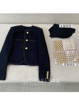 The fabric is different from last year~78% wool lady style tweed is thin black short style small fragrance coat women