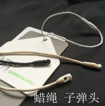 High-grade bullet clothing hangtag rope thick and fine wax rope slings general trademark line hang rope 1000