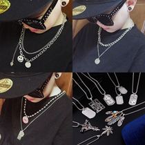 Net red chain necklace male tide children chain trendy street hip-hop female student jewelry ins titanium steel accessories
