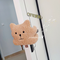 Jing Wens home ins self-retention ~ Bear rabbit anti-pinch hand door stop Korea same childrens door stop artifact door handle