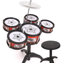  Foreign trade export drum set toys Children jazz drums Large percussion musical instruments Beginner baby 1-3-6 years old