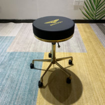 Barbershop hair salon pulley chair beauty stool Rotating horse riding chair Round lifting hair stool