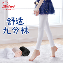 Childrens underpants socks in spring and summer without even foot dance Sox girls dance special even pantyhose white 90% Sox women