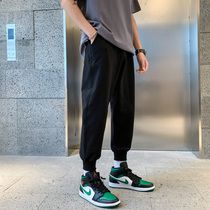 Hong Kong Tide Brand Spring and Autumn Sports Pants Mens Trend Joker Loose Loose Feet Pants Harlem Pants