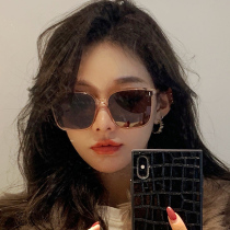 2022 New Korean version Tide Sun Glasses Female Polariscope Driving Special Advanced Sensual Anti-Ultraviolet Sunglasses Men