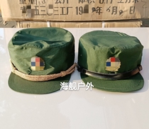 Stock 87 vintage training cap 87 Wu olive green training small hat old liberation hat nostalgic single hat
