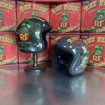 Taiwan Fink rat Harley retro motorcycle helmet Vespajango electric car 34 small helmet semi-helmet men and women