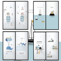 Bathroom glass door sticker toilet toilet window anti-light glass film window paper electrostatic frosted window sticker