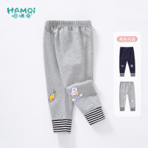 Girl Beats Bottom Pants Spring Dress 2022 New Children Pants Foreign Air Baby Pants Mid-Children Dressing Outside Pants