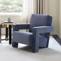 França minimalist light luxury designer creative sofa chair home living room lazy sofa chair Villa Art single