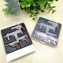 Primary school student creative Jedi survival eraser childrens stationery machine gun pistol rubber Korean creative learning prize