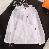 Foreign trade summer outdoor sunscreen clothing mens skin clothing breathable slim windbreaker sports jacket ultra-thin UV protection