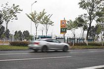 Customized radar speed screen speed display safety sign reminder board LED display speed feedback meter
