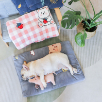 Pet kennel mat dog sleeping mat dog blanket warm floor mat Teddy method dog kennel sleeping mat warm in autumn and winter