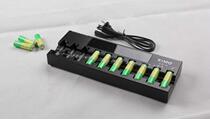 Positive charge-10KTV battery charger charging microphone battery charger 5 battery one charge 10 section charger