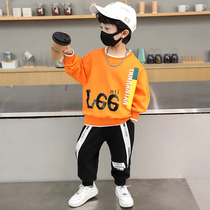 Boys spring clothing Yangqi Childrens clothes 2022 Yangqi Spring Autumn 4 Sport 5 Two sets 6-year-old baby 7 Leisure suit