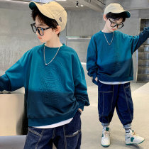 Childrens clothing boys spring clothing and clothing in spring and autumn 2022 new handsome young children trendy blouses spring fried street tide