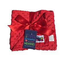 Red Reversible Unisex Childrens Soft Baby Blanket Mi