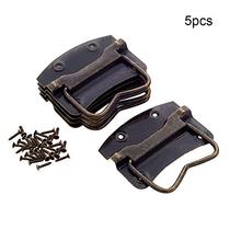 MroMax 5Pcs Pull Handles Iron Metal 65x45mm Bottoms