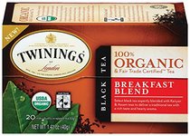 Twinings Breakfast Blend Organic Tea 20-Count Tea