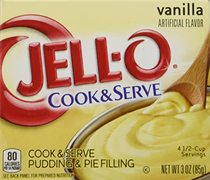 Jell-O Vanilla Cook Serve Pudding 3 oz (85g) 4-